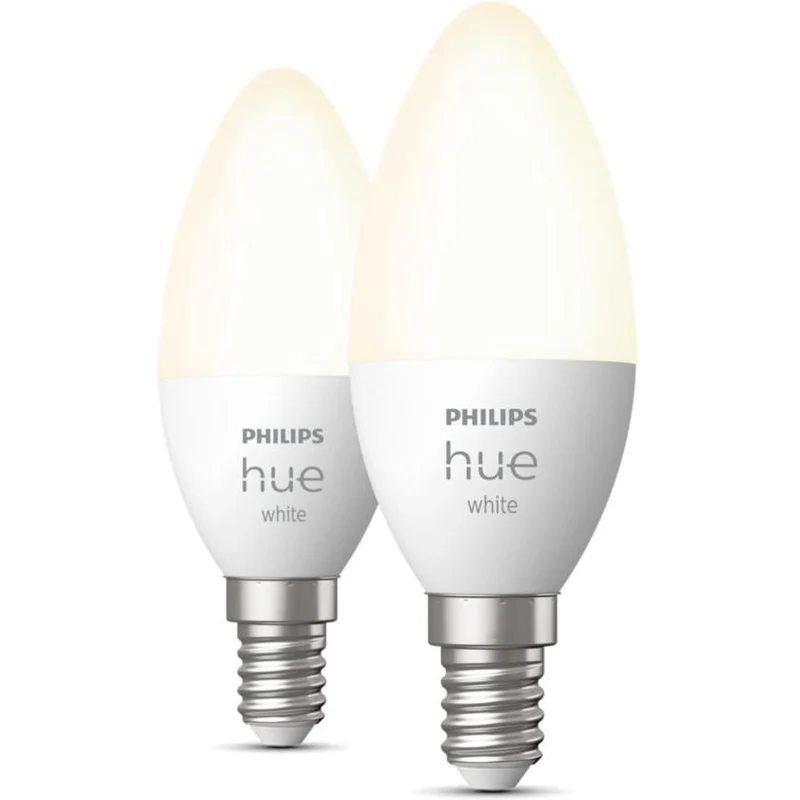 PHILIPS HUE WHITE KERTE E14 2PAK 929003021102