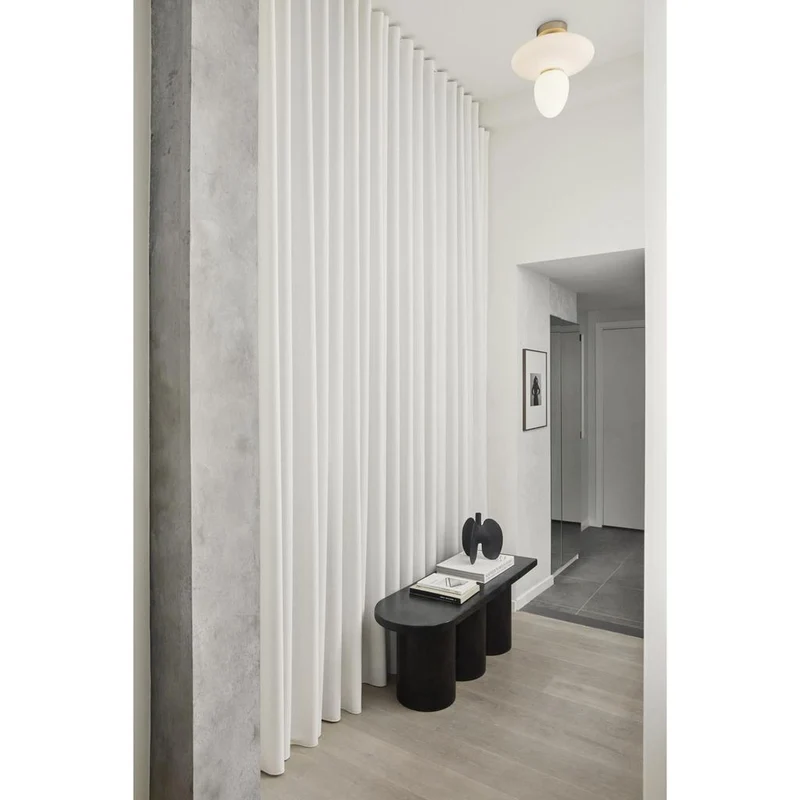 RIZZATTO 42 LOFTSLAMPE SATIN MESSING/OPAL