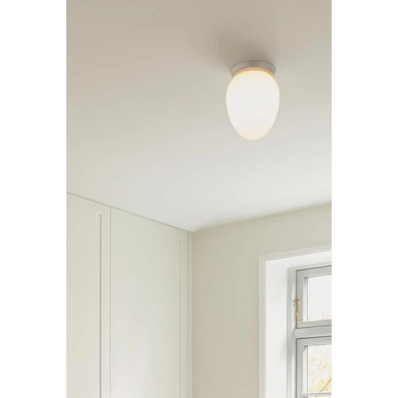 RIZZATTO 171 LOFTSLAMPE SATINGRÅ/OPAL