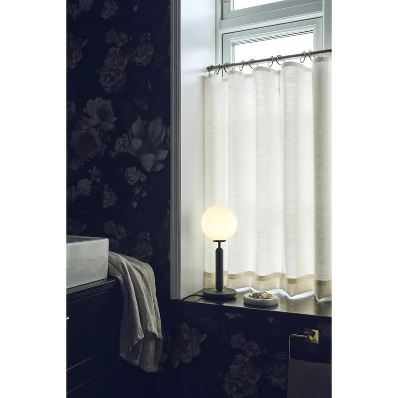MIIRA BORDLAMPE STENGRÅ/OPAL