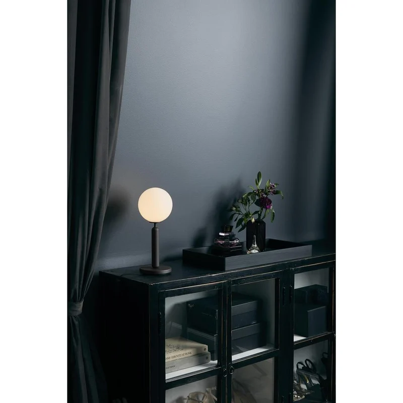 MIIRA BORDLAMPE STENGRÅ/OPAL