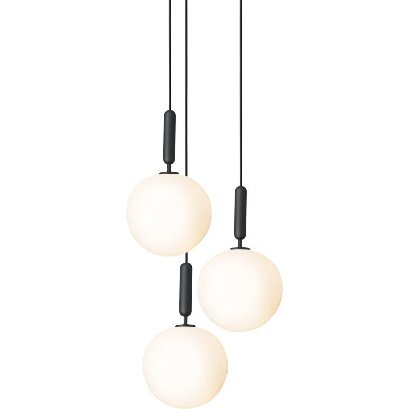 MIIRA 3 LARGE KLYNGE STENGRÅ/OPAL