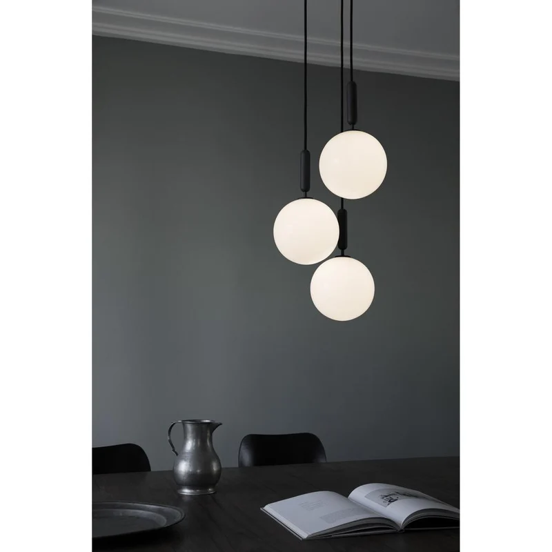 MIIRA 3 LARGE KLYNGE STENGRÅ/OPAL
