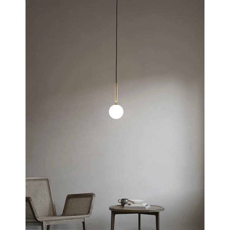 MIIRA 1 PENDEL MESSING/OPAL