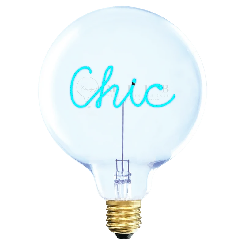 Ampoule décorative LED "Chic" - Message In The Bulb