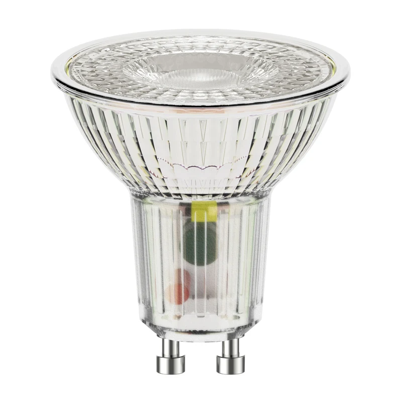 SYLVANIA LED TruWave PAR16 Light Bulb, 50W = 6W, GU10 Bi-Pin Base, Dimmable, 3000K, White - 1 PK