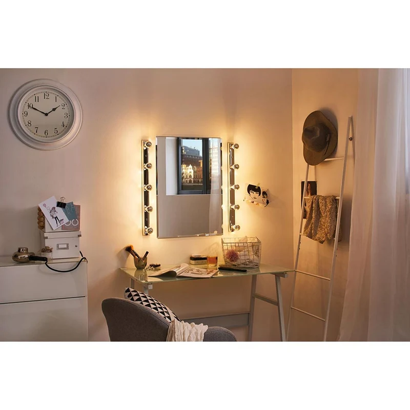 E27 4,8W LED Birne Kopfspiegel 2700K Silber
