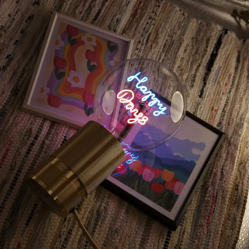 Ampoule décorative LED "Happy Days" - Message In The Bulb