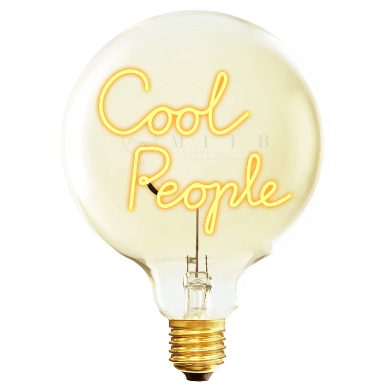 Ampoule décorative LED "Cool People" - Message in The Bulb