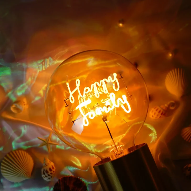 Ampoule décorative LED "Happy family" - Message In The Bulb