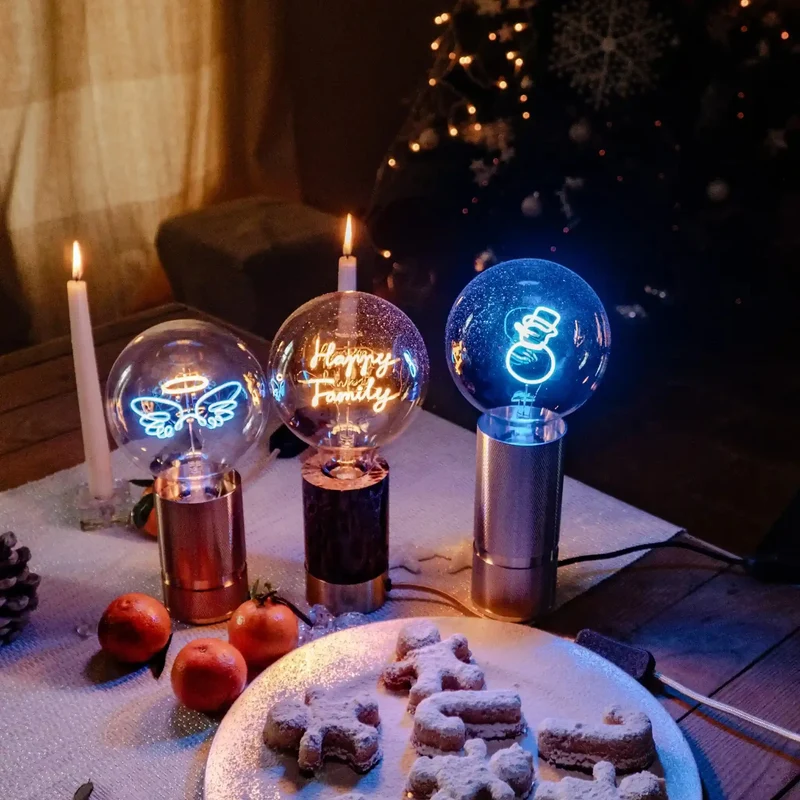 Ampoule décorative LED "Happy family" - Message In The Bulb