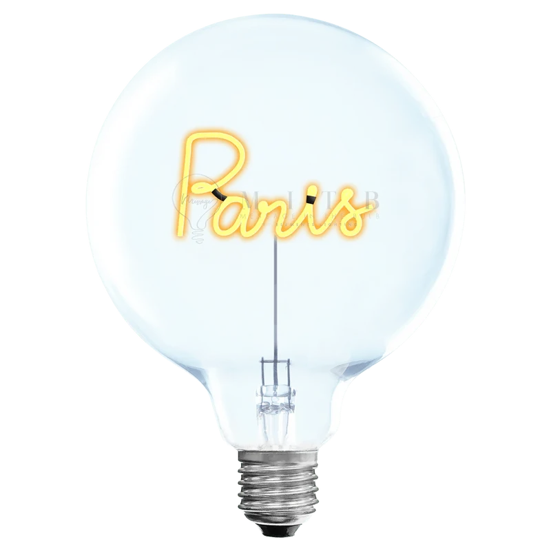 Ampoule décorative LED sans Fil "Paris" - Message In The Bulb