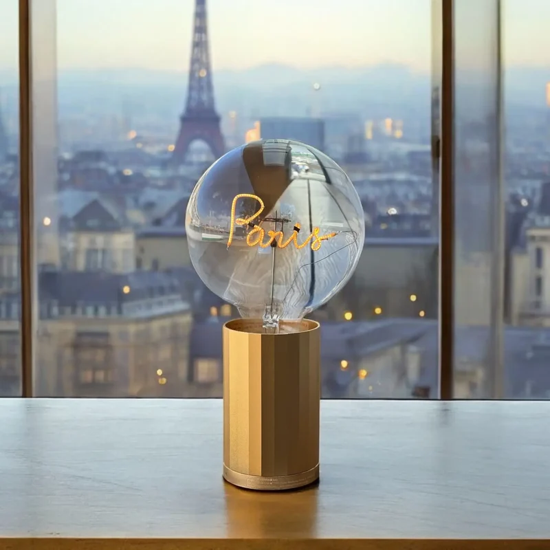 Ampoule décorative LED sans Fil "Paris" - Message In The Bulb