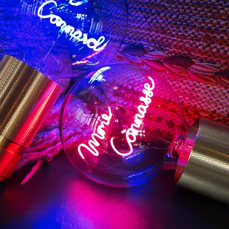 Ampoule décorative LED "Mme Connasse" - Message In The Bulb