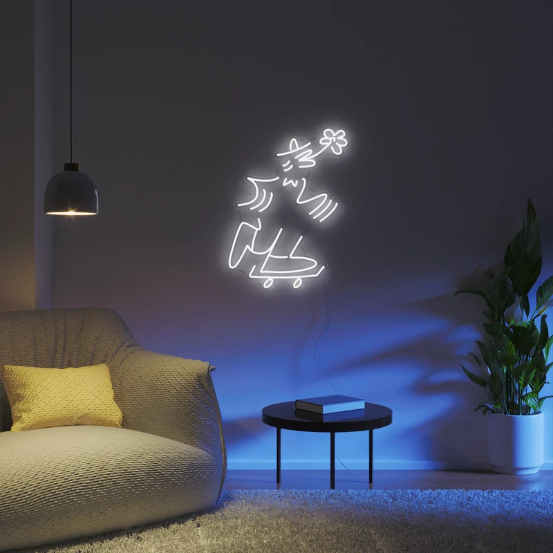 Gus Gus by Lucas Beaufort, signe en néon LED