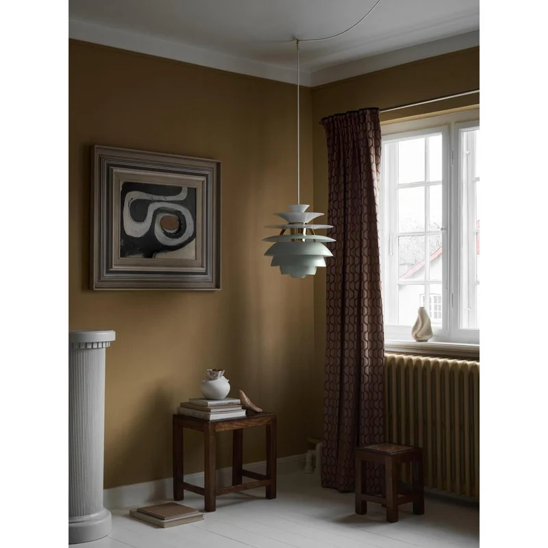 PH Snowball - Pendel - Dusty Green & Metalliseret Messing (Louis Poulsen)