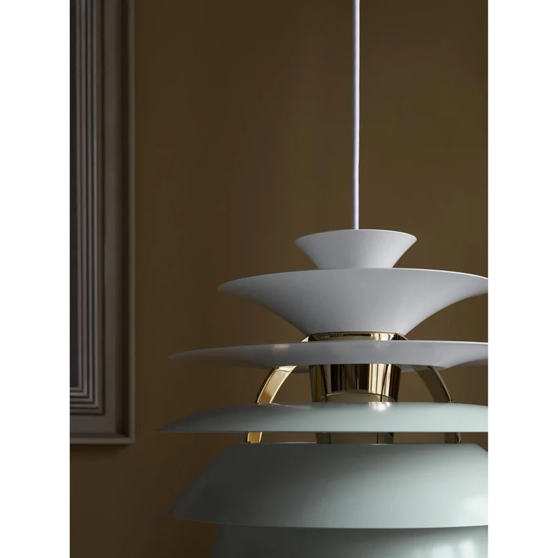 PH Snowball - Pendel - Dusty Green & Metalliseret Messing (Louis Poulsen)