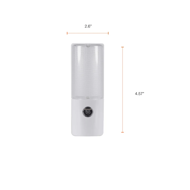 SYLVANIA Automatic Traditional Style Night Light, 10 Lumens, Warm White, 3000K, Plug-In