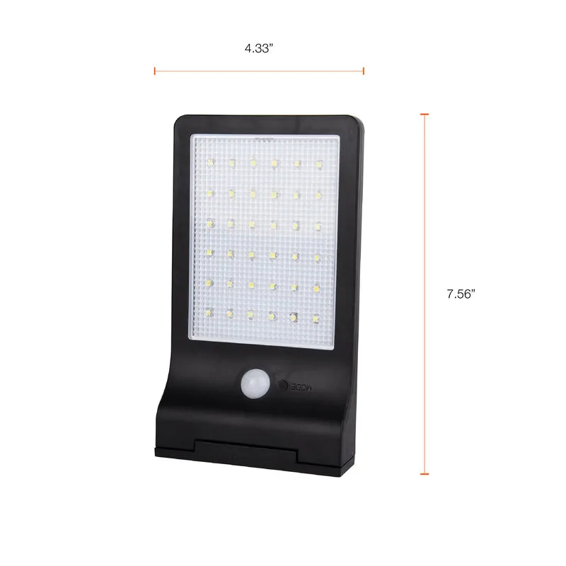 SYLVANIA Solar Flood Light Luminaire with Daylight Sensor, LED and Battery Included, 5000K, Daylight, Black Finish