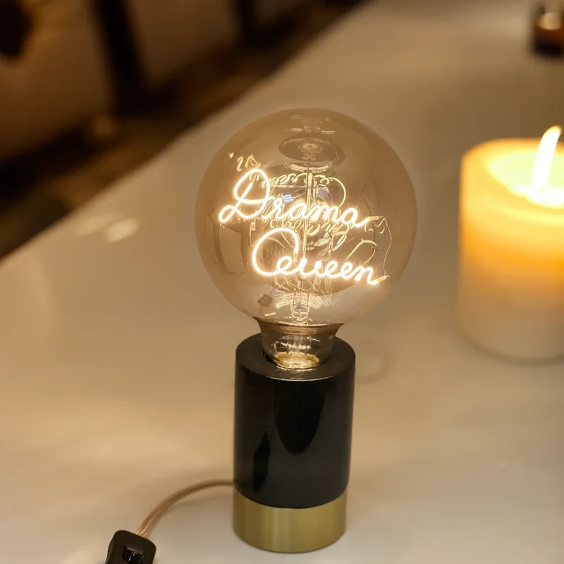 Ampoule décorative LED "Drama Queen" - Message In The Bulb