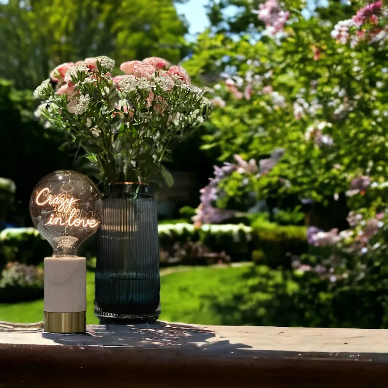 Ampoule décorative LED "Crazy in love" - Message In The Bulb