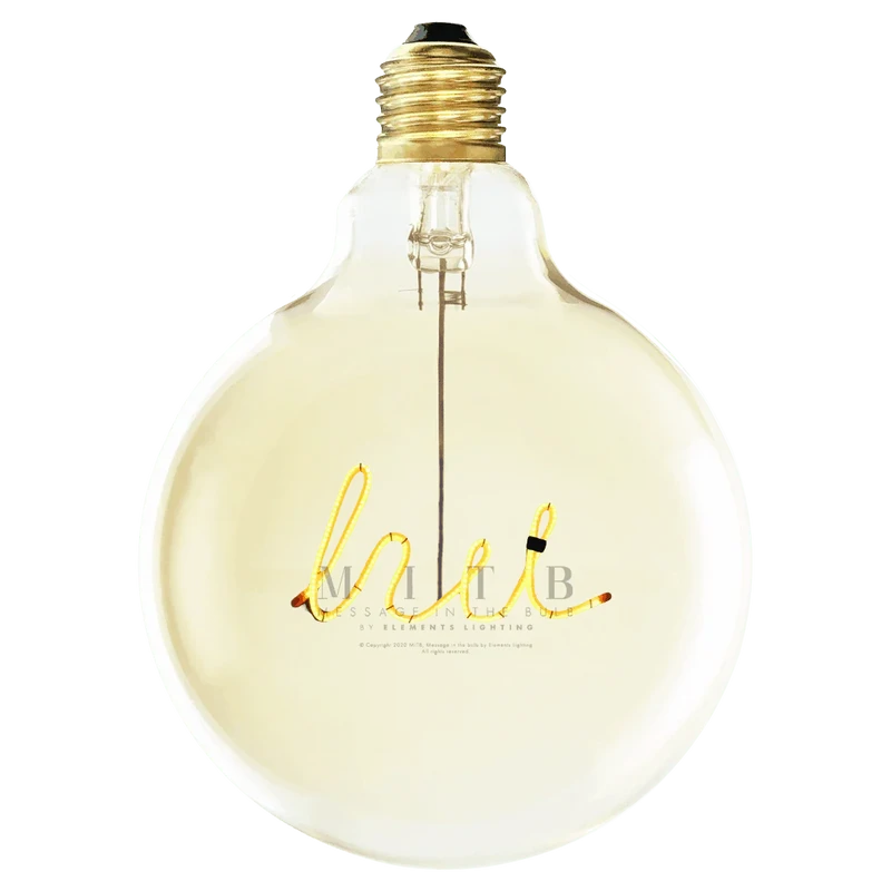 Ampoule décorative LED "Lui" à suspendre - Message In The Bulb