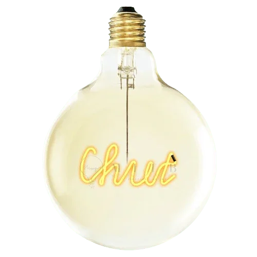 Ampoule décorative LED "Chut" à suspendre - Message In The Bulb