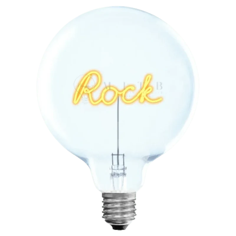 Ampoule décorative LED sans Fil "Rock" - Message In The Bulb