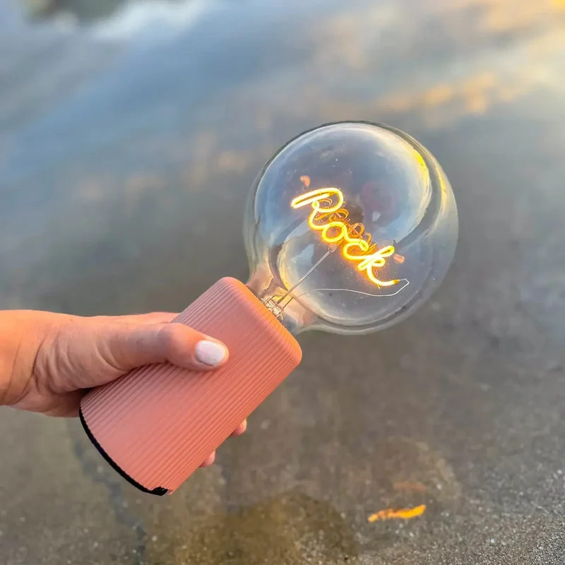 Ampoule décorative LED sans Fil "Rock" - Message In The Bulb