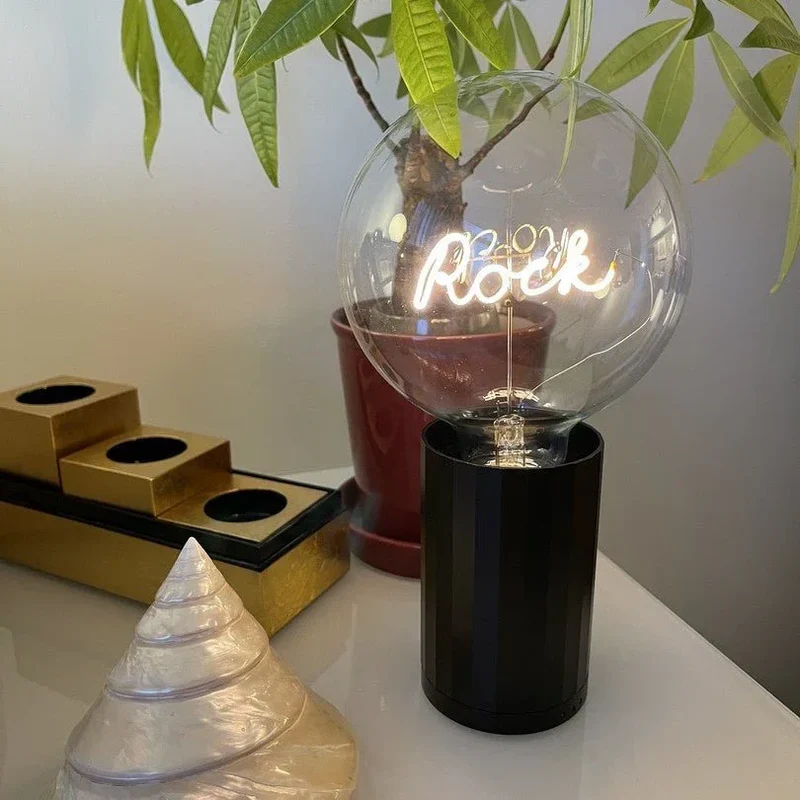 Ampoule décorative LED sans Fil "Rock" - Message In The Bulb