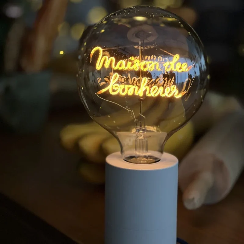 Ampoule décorative LED "Maison du Bonheur" - Message In The Bulb