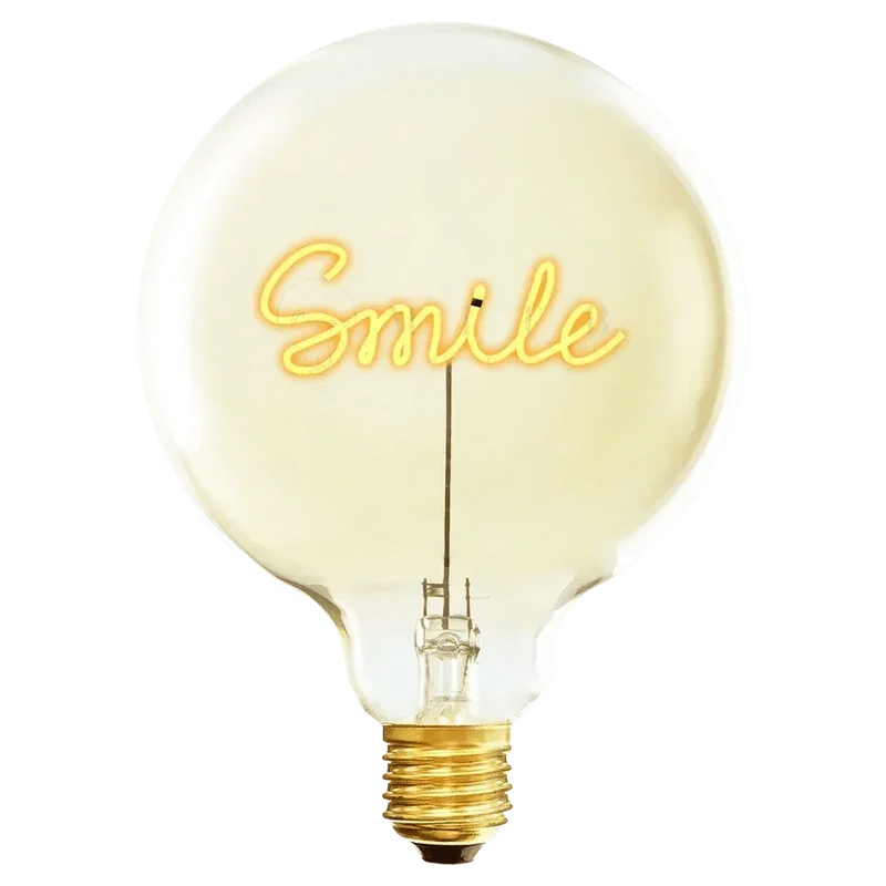 Ampoule décorative LED "Smile" - Message In The Bulb