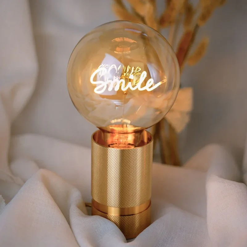 Ampoule décorative LED "Smile" - Message In The Bulb