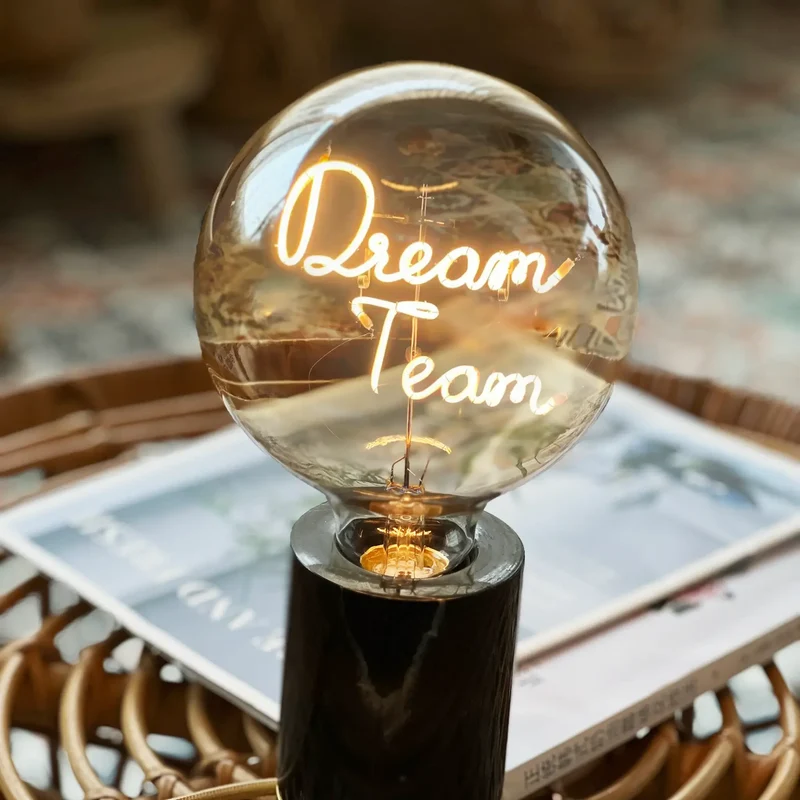 Ampoule décorative LED "Dream Team" -Message In The Bulb