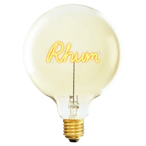 Ampoule décorative LED "Rhum" - Message In The Bulb