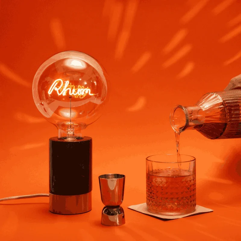 Ampoule décorative LED "Rhum" - Message In The Bulb