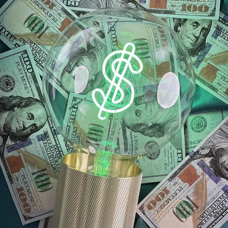 Ampoule décorative LED "Dollar" - Message In The Bulb