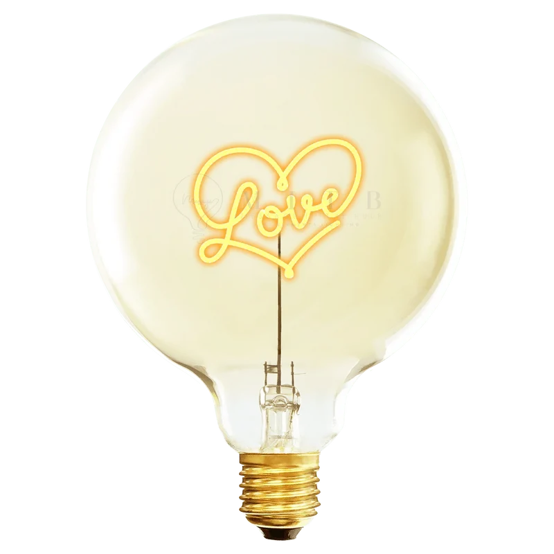 Ampoule décorative LED "Love" - Message In The Bulb