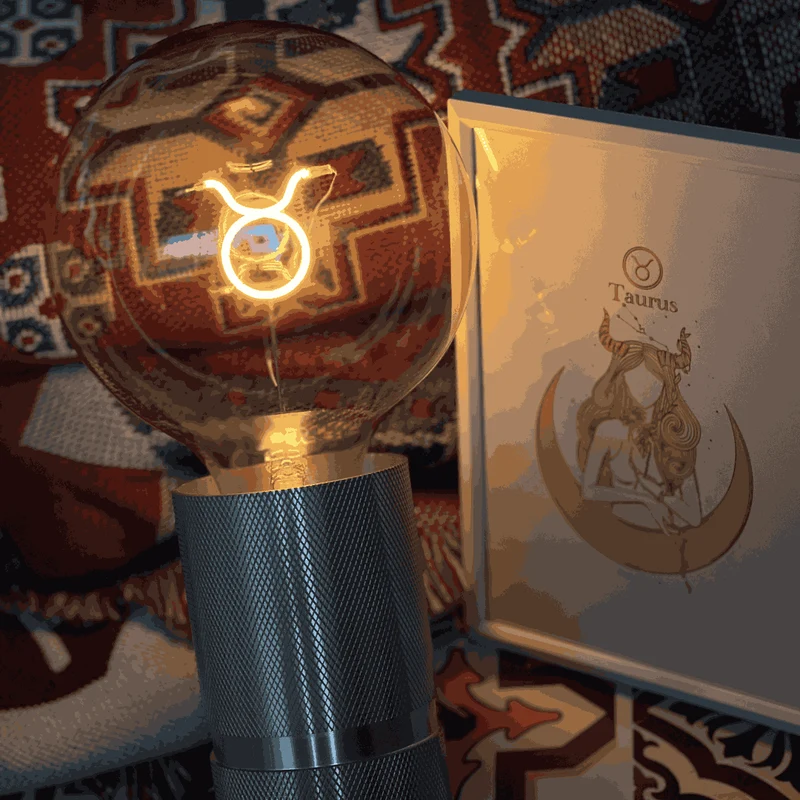 Ampoule décorative LED "Zodiac - Taureau" - Message In The Bulb