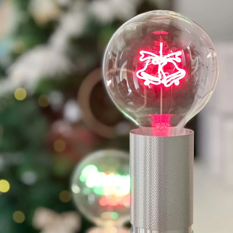Ampoule décorative LED "Xmas Bells" - Message In The Bulb