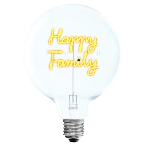 Ampoule décorative LED sans fil "Happy Family" - Message In The Bulb