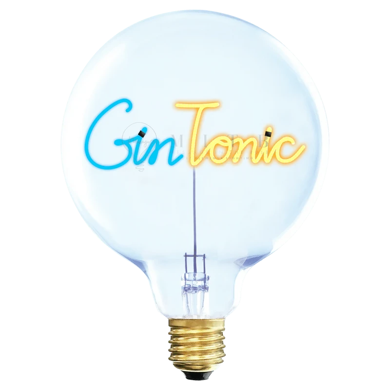 Ampoule décorative LED "Gin Tonic" - Message In The Bulb