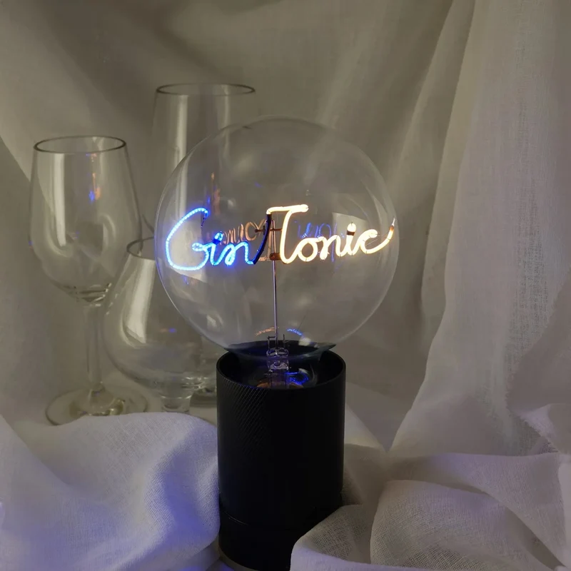 Ampoule décorative LED "Gin Tonic" - Message In The Bulb