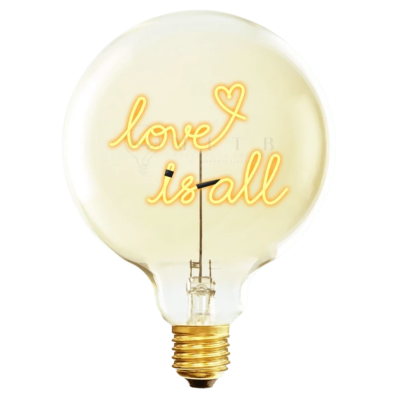 Ampoule décorative LED "Love is All" - Message In The Bulb