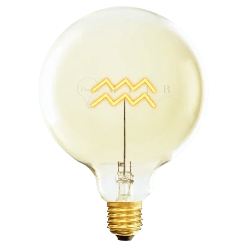 Ampoule décorative LED "Zodiac - Verseau" - Message In The Bulb