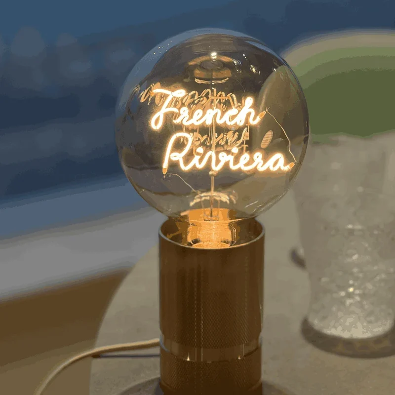 Ampoule décorative LED "French Riviera" - Message In The Bulb