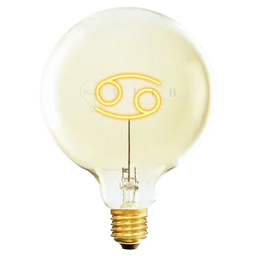 Ampoule décorative LED "Zodiac - Cancer" - Message In The Bulb