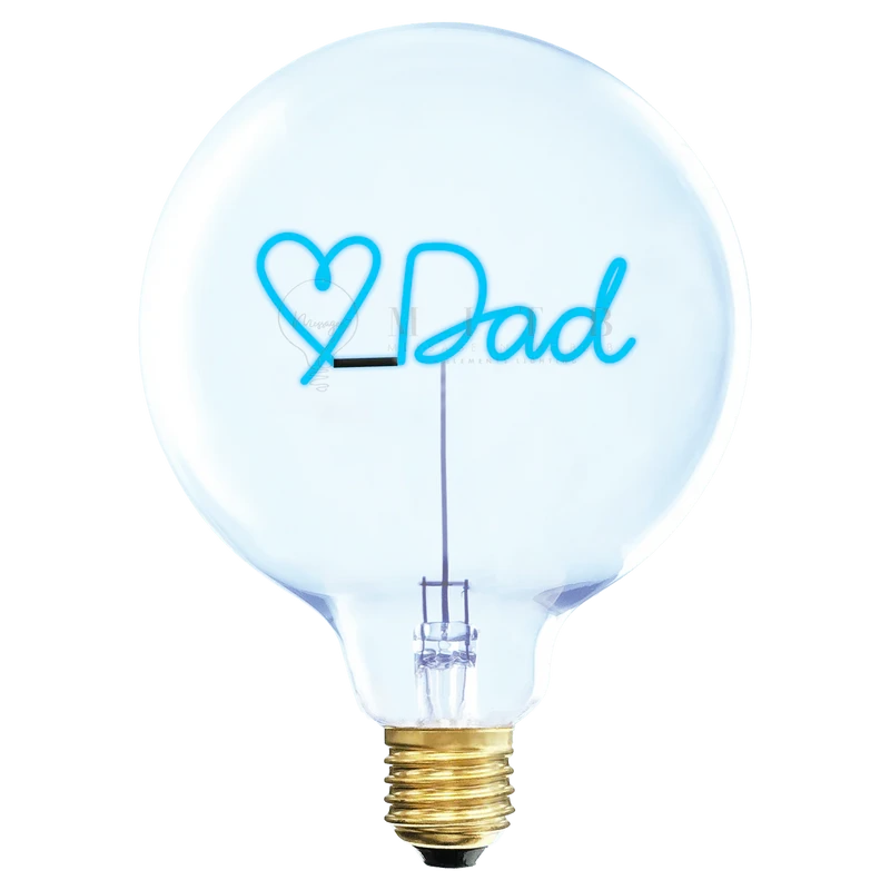 Ampoule décorative LED "Love Dad" - Message In The Bulb