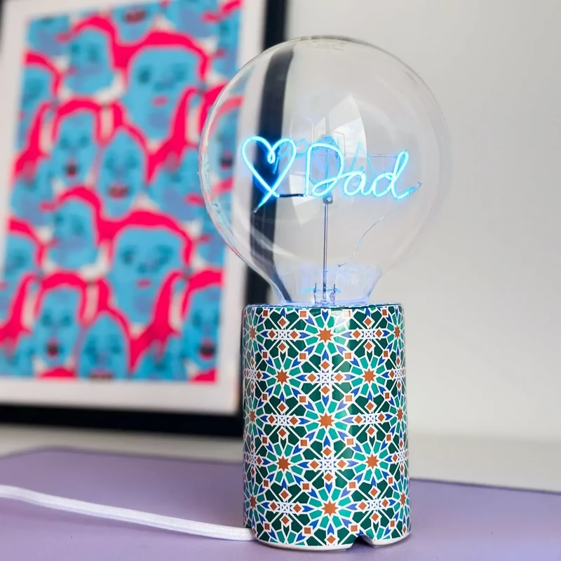 Ampoule décorative LED "Love Dad" - Message In The Bulb