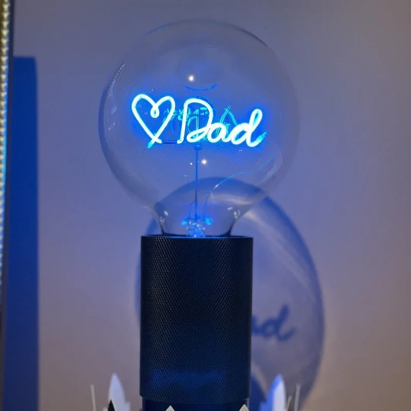 Ampoule décorative LED "Love Dad" - Message In The Bulb
